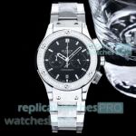 New Copy Hublot Classic Fusion Ladies Quartz Chronograph Watches Diamond-set